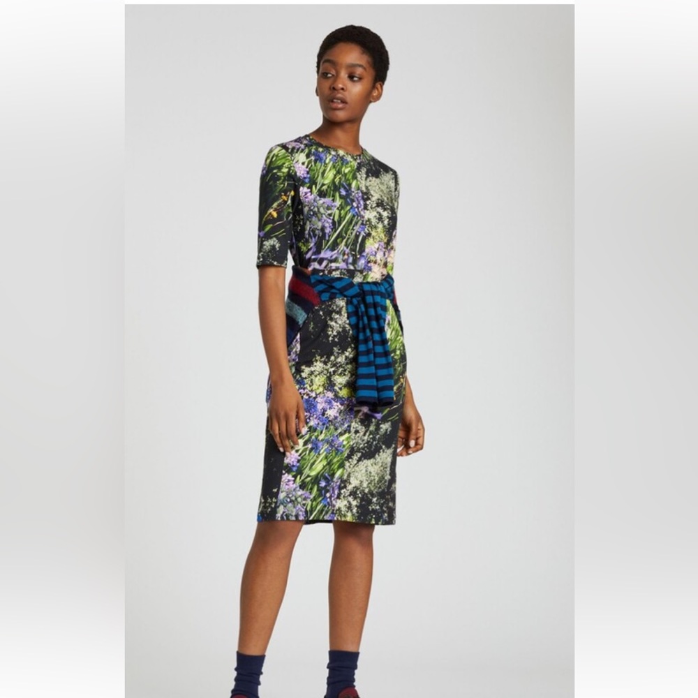 Paul Smith women’s “Agapanthus” jersey print dress Size XS - Picture 9 of 17